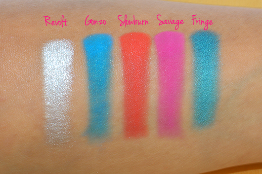 Electric palette swatches