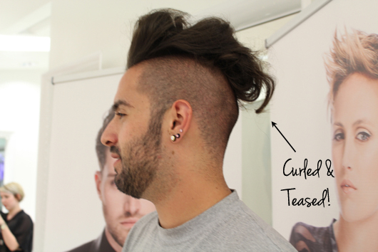 Irivne Toni and Guy event Mens hairstyle