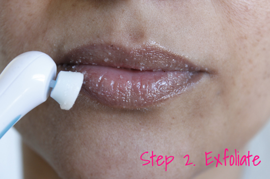 how to exfoliate lips