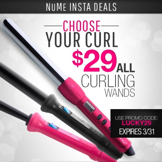 Nume curling wand deal