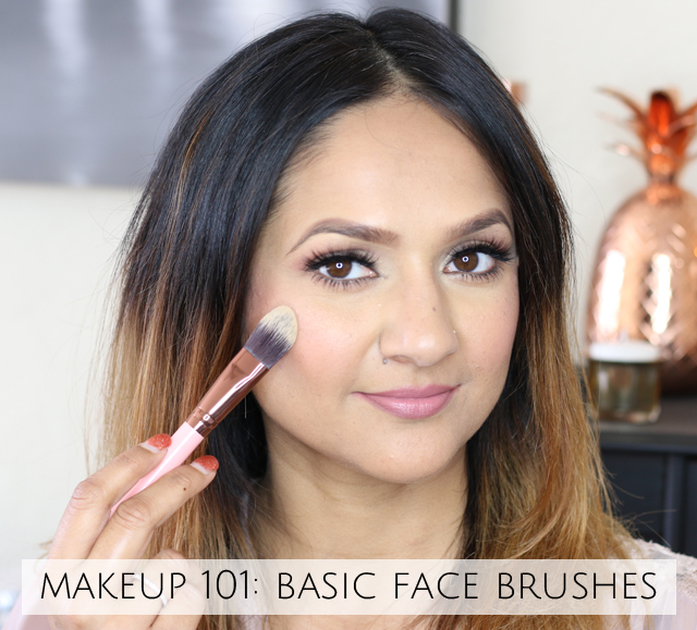Makeup 101 Basic Face Brushes
