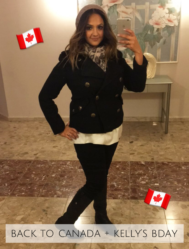 Week 8 Back to Canada and Kellys bday Deepa Berar