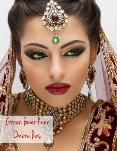 Indian Xmas makeup idea
