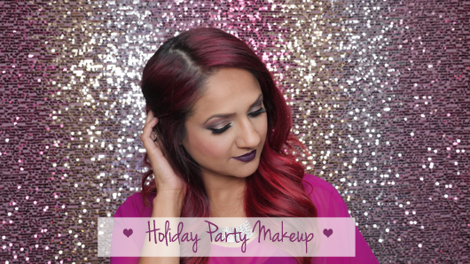 Holiday party makeup