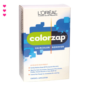 loreal color zap
