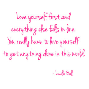 Love yourself quote
