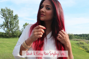 quick and easy hair styling tips