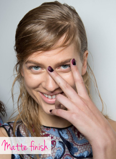 nail trends spring 2016 matte finish