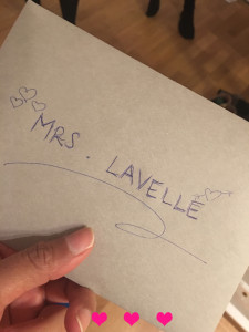 Mrs LaVelle