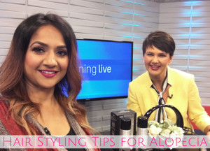 Hair styling tips for Alopecia on CHCH Morning Live