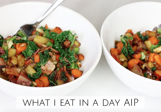 What I eat in a day AIP Diet