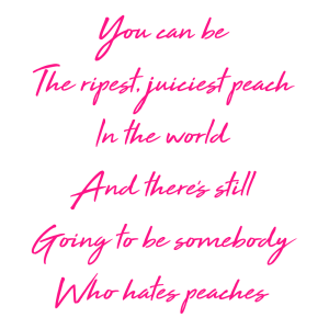 Peach quote