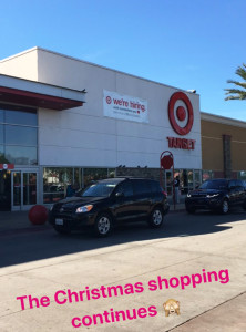 Week 4 Christmas Shopping at Target