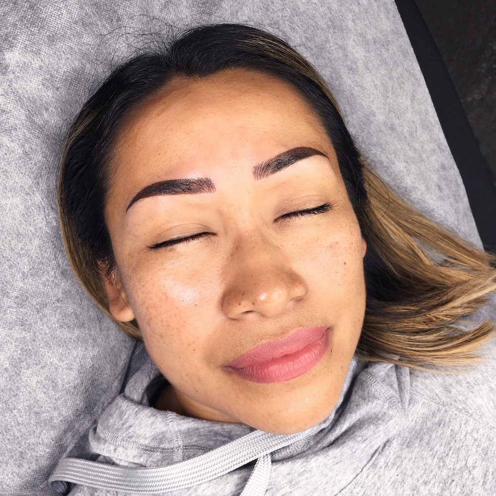 Monica After San Diego Microblading